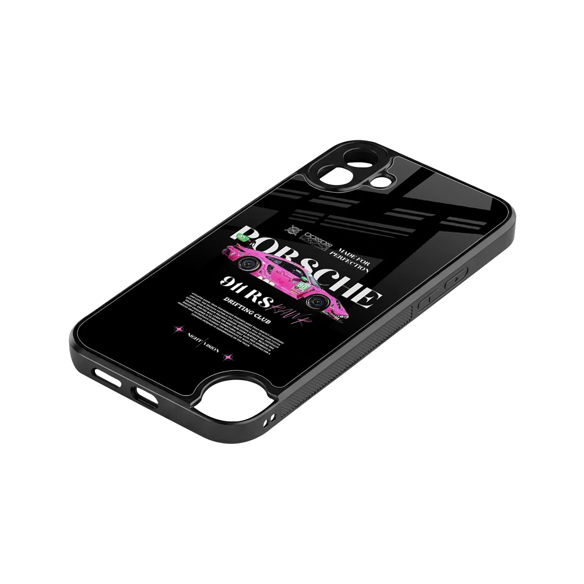 911 Drifting Club stylish phone case for cmf nothing phone 1 | glossy glass and slim fit