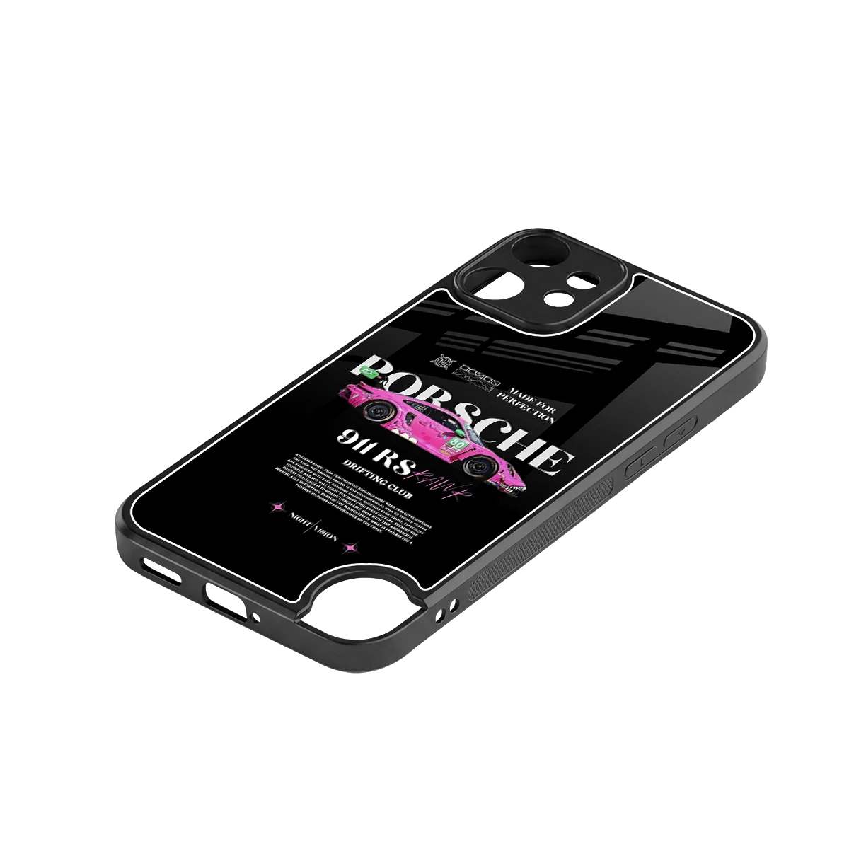911 Drifting Club stylish phone case for cmf nothing phone 2 pro | glossy glass and slim fit