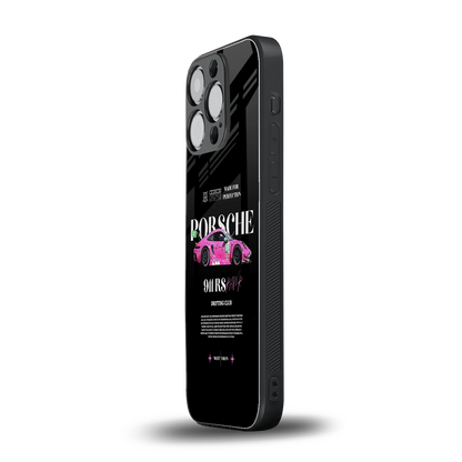 911 Drifting Club iphone 12 pro mobile cover | shockproof glass phone case