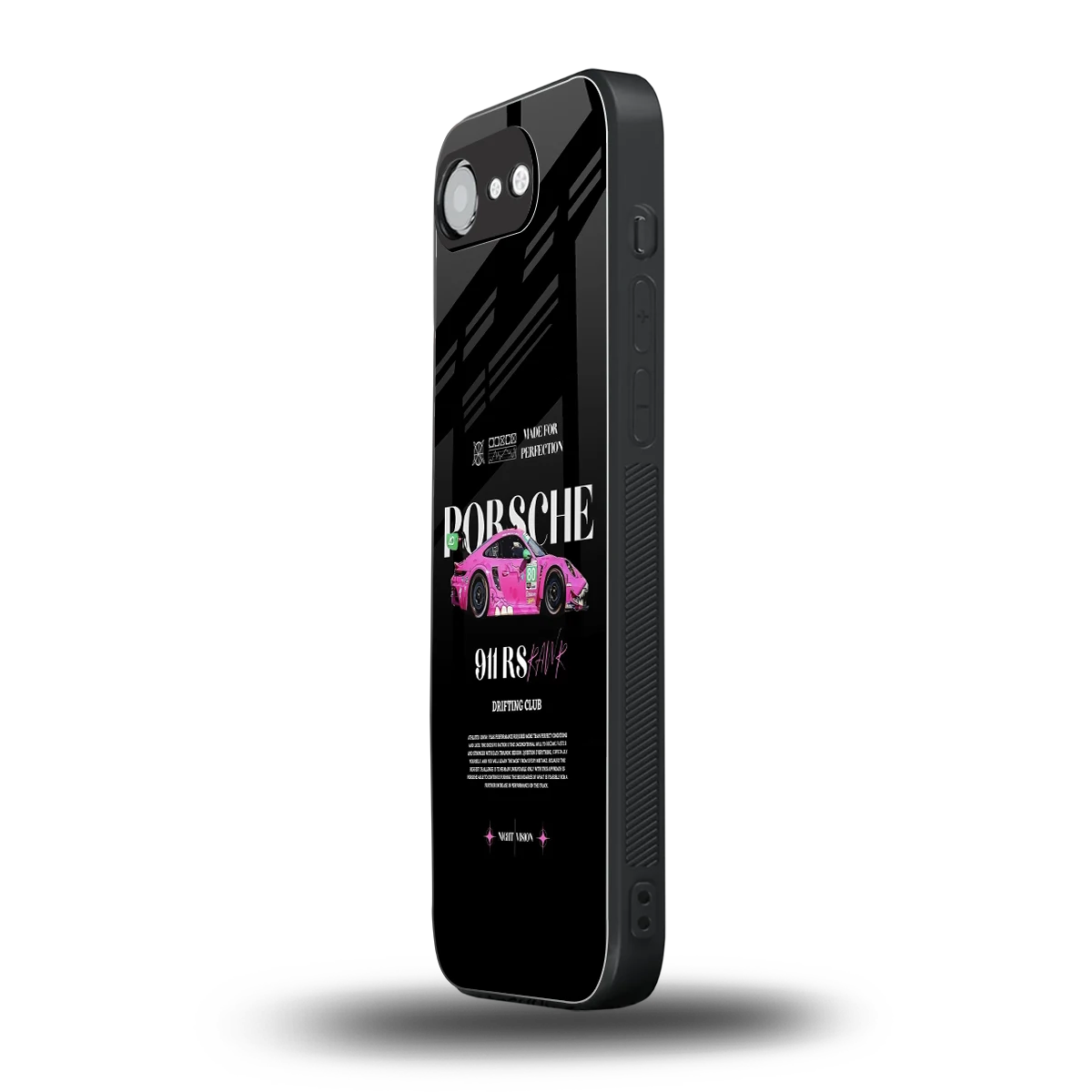 911 Drifting Club iphone 17e mobile cover | shockproof glass phone case