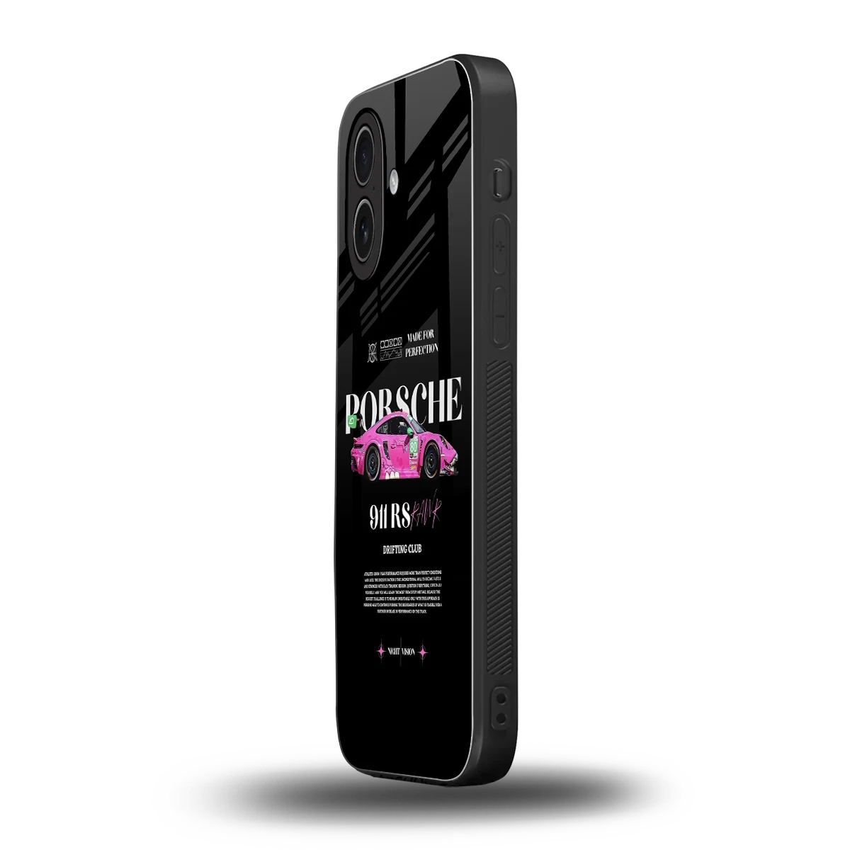 911 Drifting Club iphone 17 mobile cover | shockproof glass phone case