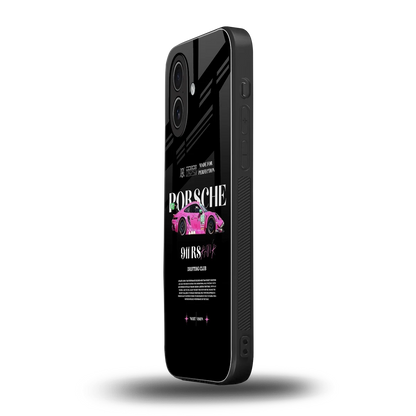 911 Drifting Club iphone 17 mobile cover | shockproof glass phone case