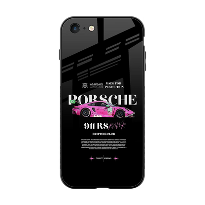 911 Drifting Club back phone cover | glass case for iphone se 2020