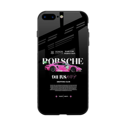 911 Drifting Club back phone cover | glass case for iphone 7 plus