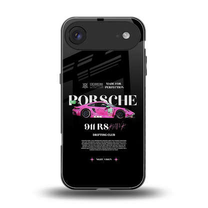 911 Drifting Club back phone cover | glass case for iphone air