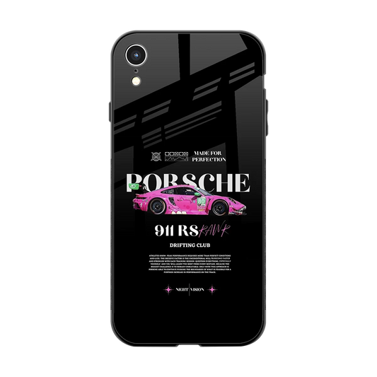 911 Drifting Club back phone cover | glass case for iphone xr