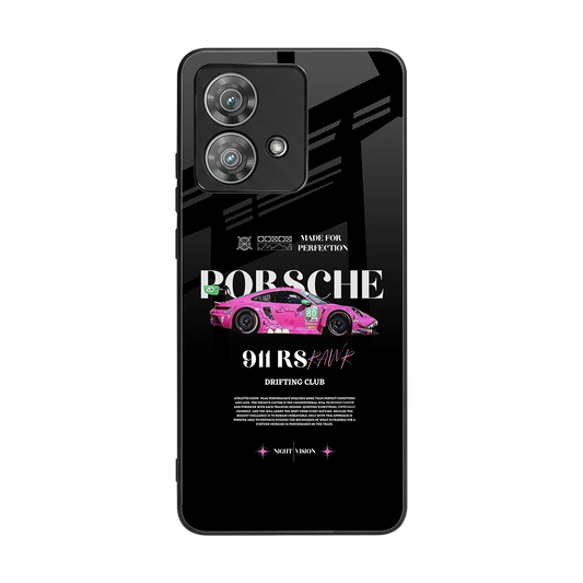 911 Drifting Club back phone cover | glass case for motorola edge 40 neo 5g