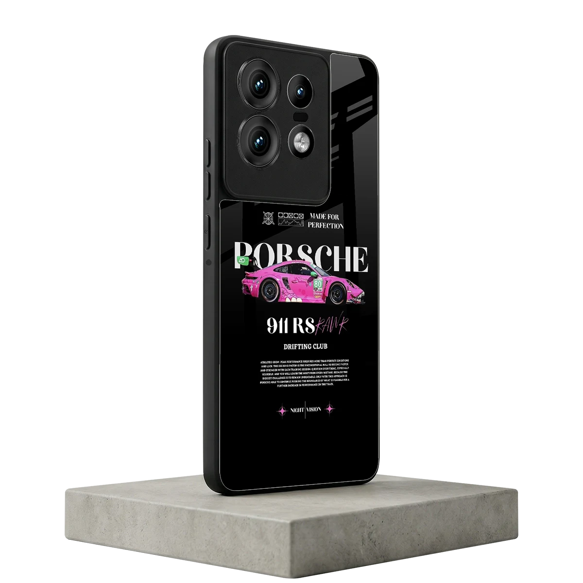 911 Drifting Club motorola edge 50 pro mobile cover | shockproof glass phone case