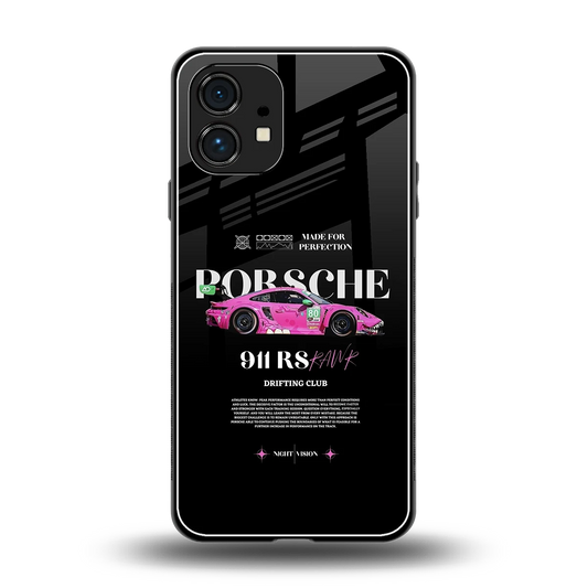 911 Drifting Club back phone cover | glass case for nothing phone 1