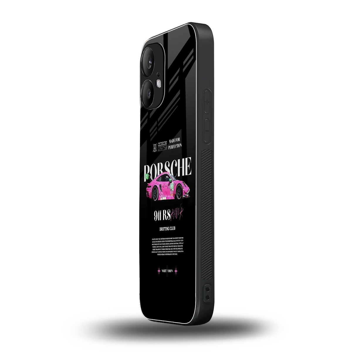 911 Drifting Club nothing phone 2 mobile cover | shockproof glass phone case