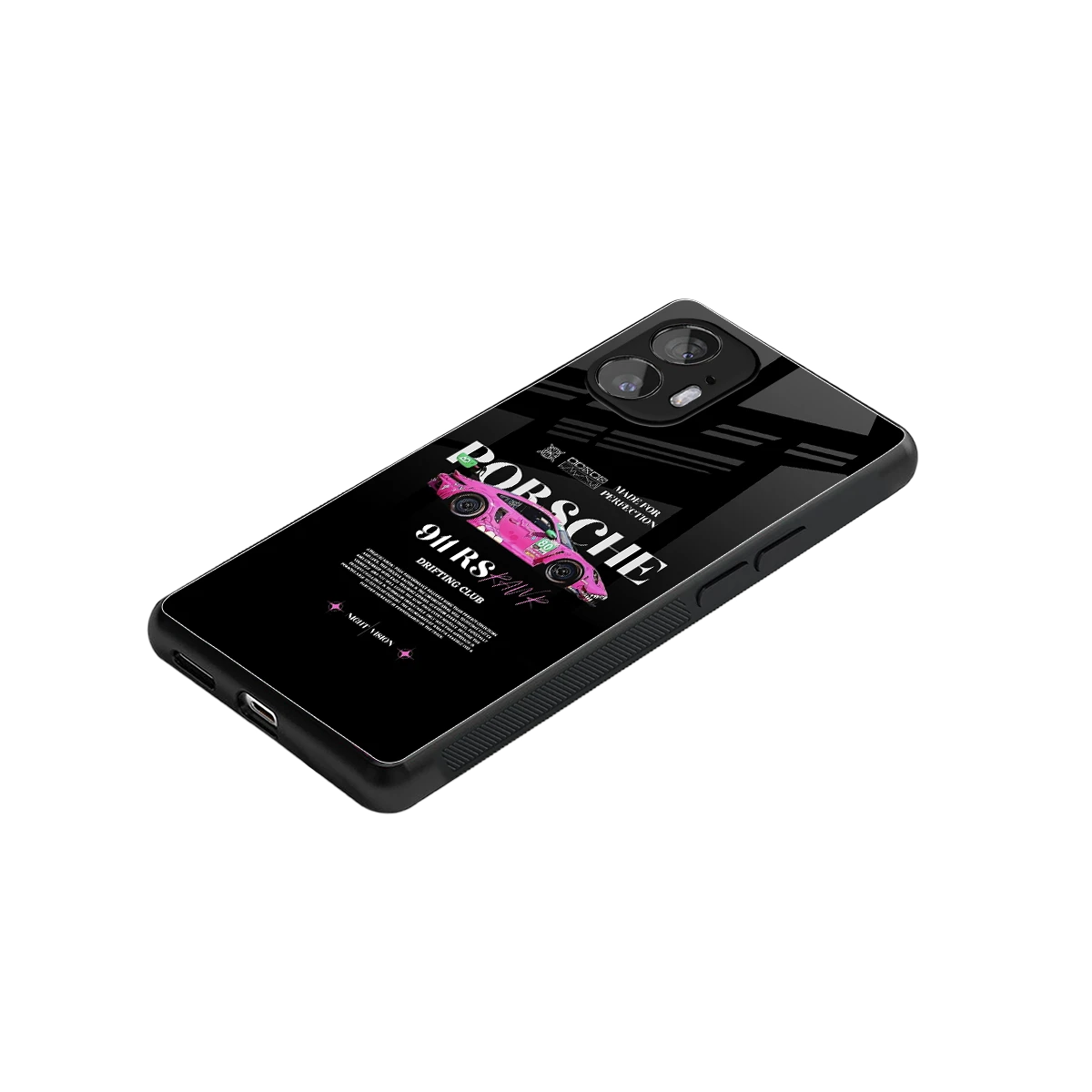 911 Drifting Club stylish phone case for nothing phone 2 | glossy glass and slim fit