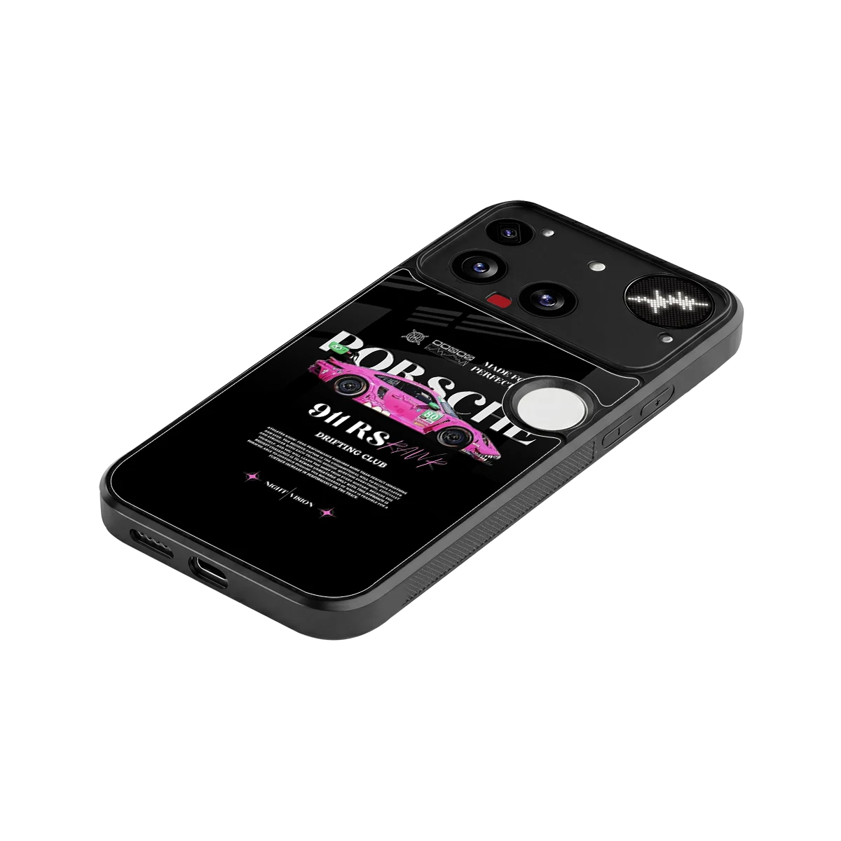 911 Drifting Club stylish phone case for nothing phone 3 | glossy glass and slim fit