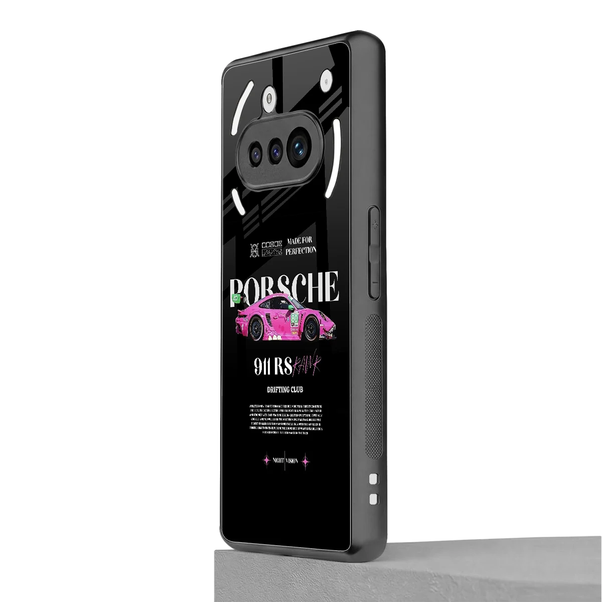911 Drifting Club nothing phone 3a mobile cover | shockproof glass phone case
