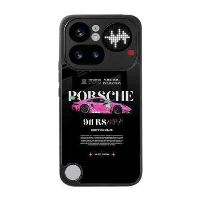 911 Drifting Club back phone cover | glass case for nothing phone 4a pro