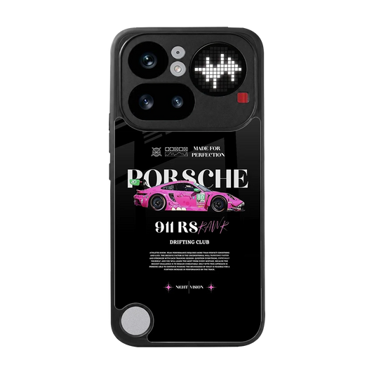 911 Drifting Club back phone cover | glass case for nothing phone 4a pro