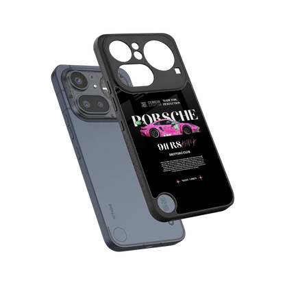 911 Drifting Club sleek nothing phone 4a pro cover with tempered glass back and TPU edges