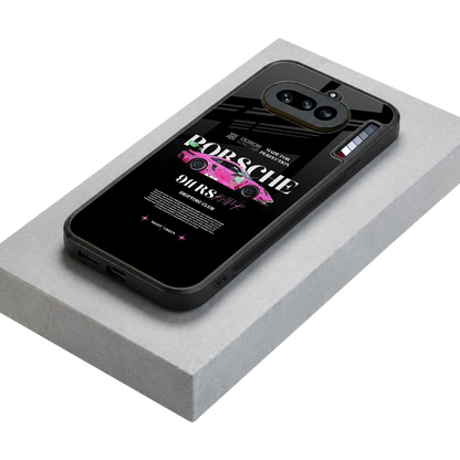 911 Drifting Club stylish phone case for nothing phone 4a | glossy glass and slim fit