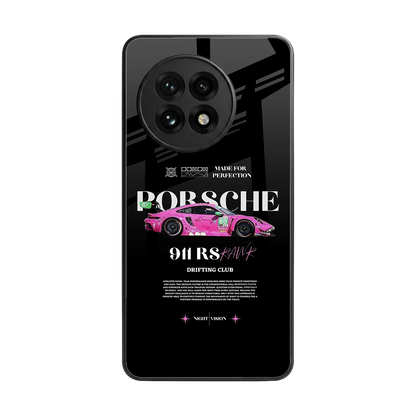 911 Drifting Club back phone cover | glass case for oneplus 13r