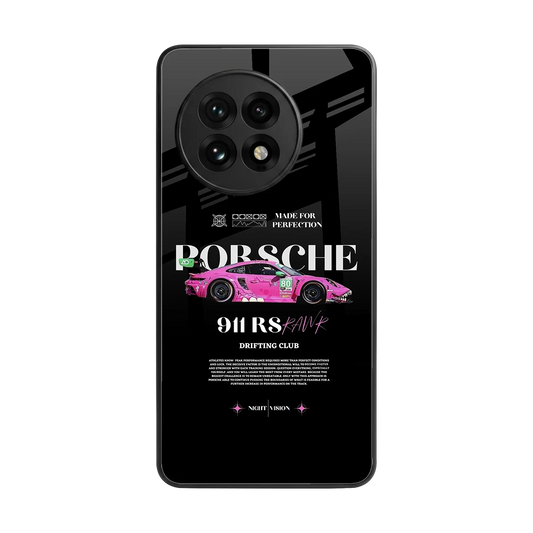 911 Drifting Club back phone cover | glass case for oneplus 13r