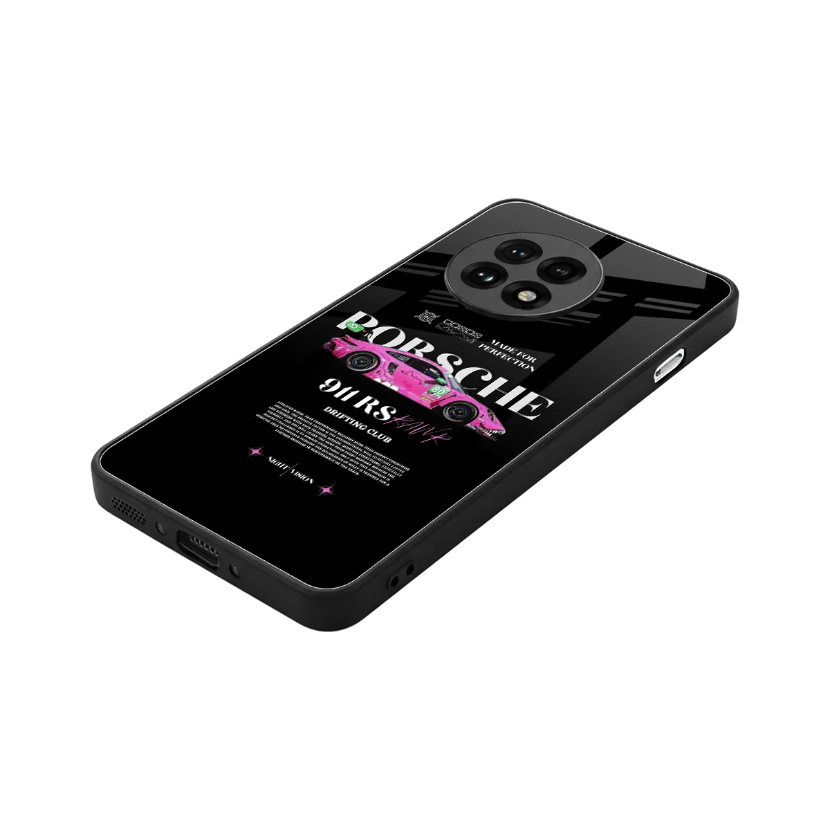 911 Drifting Club stylish phone case for oneplus 13r | glossy glass and slim fit