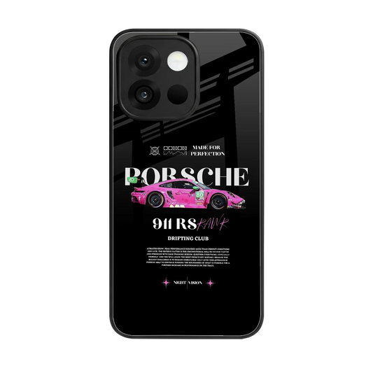 911 Drifting Club back phone cover | glass case for oneplus 13s
