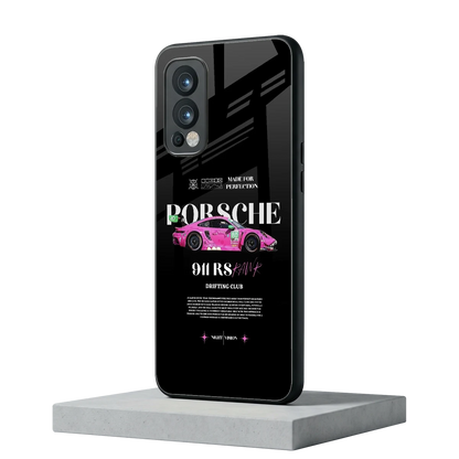 911 Drifting Club oneplus nord 2 mobile cover | shockproof glass phone case