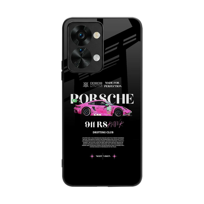 911 Drifting Club back phone cover | glass case for oneplus nord 2t