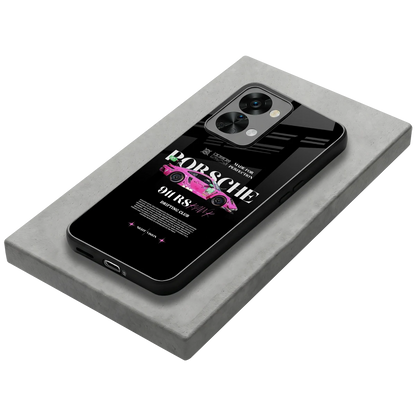 911 Drifting Club stylish phone case for oneplus nord 2t | glossy glass and slim fit