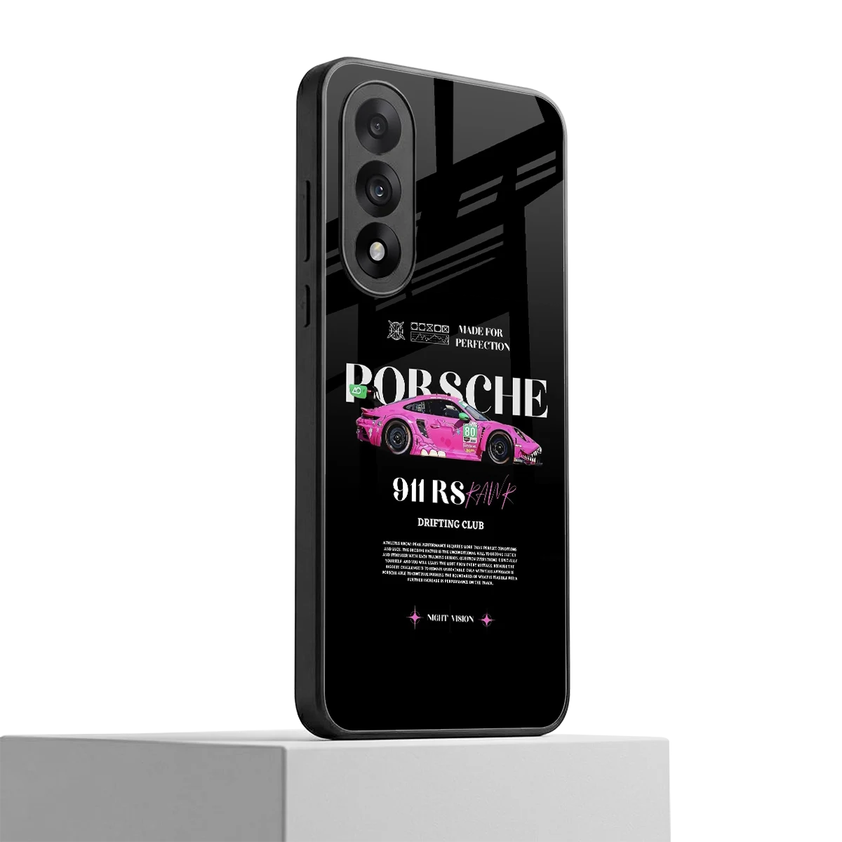 911 Drifting Club oneplus nord 5 mobile cover | shockproof glass phone case