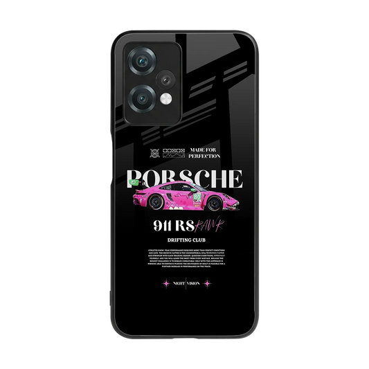 911 Drifting Club back phone cover | glass case for oneplus nord ce 2 lite