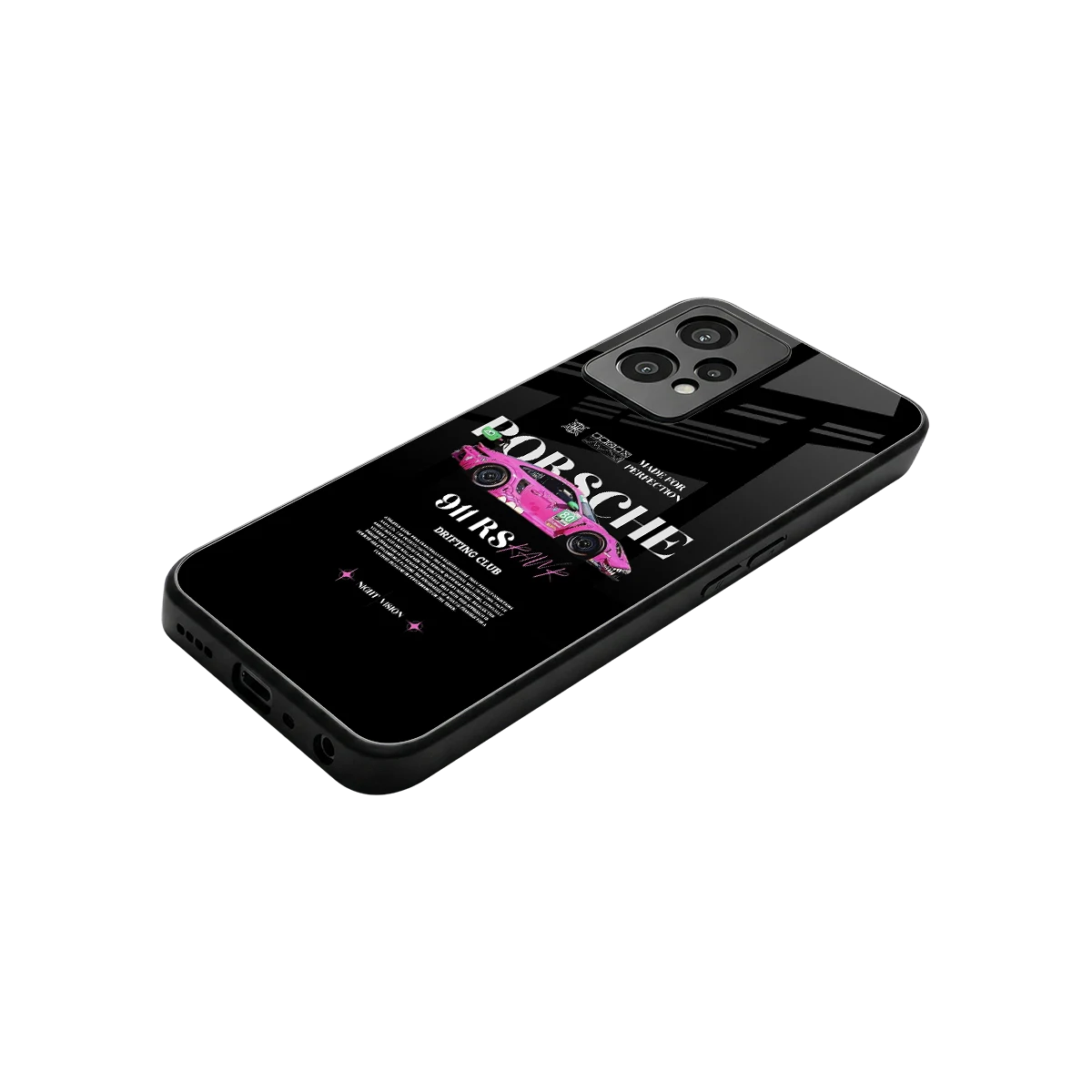 911 Drifting Club stylish phone case for oneplus nord ce 2 lite | glossy glass and slim fit