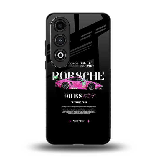 911 Drifting Club back phone cover | glass case for oneplus nord ce 4