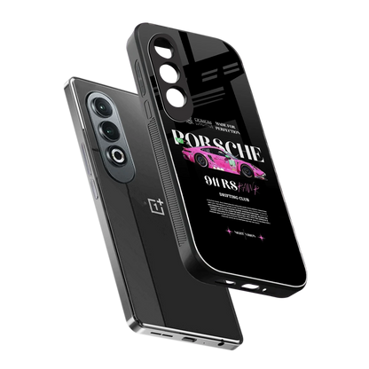 911 Drifting Club sleek oneplus nord ce 4 cover with tempered glass back and TPU edges