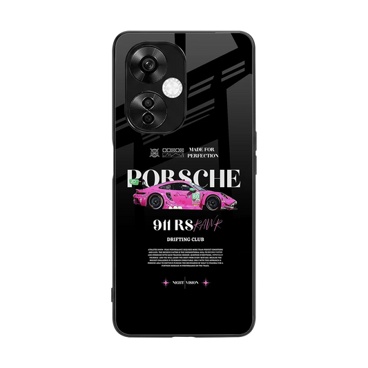 911 Drifting Club back phone cover | glass case for oneplus nord ce 3 lite