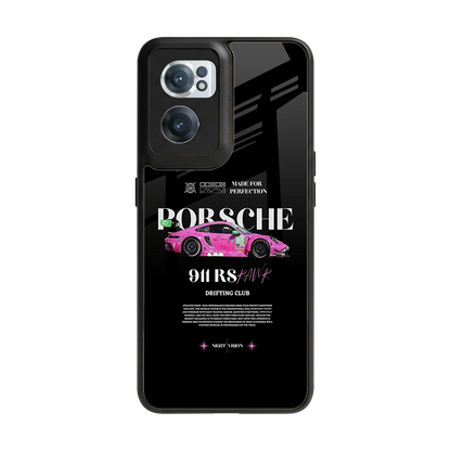911 Drifting Club back phone cover | glass case for oneplus nord ce 2
