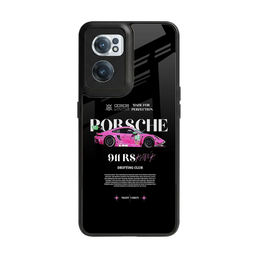 911 Drifting Club back phone cover | glass case for oneplus nord ce 2