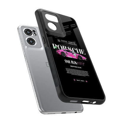 911 Drifting Club sleek oneplus nord ce 2 cover with tempered glass back and TPU edges