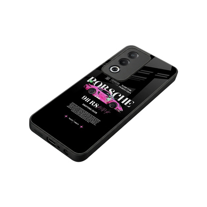 911 Drifting Club stylish phone case for oppo a3 pro | glossy glass and slim fit