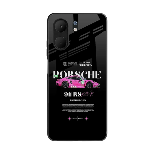 911 Drifting Club back phone cover | glass case for oppo a5x 5g
