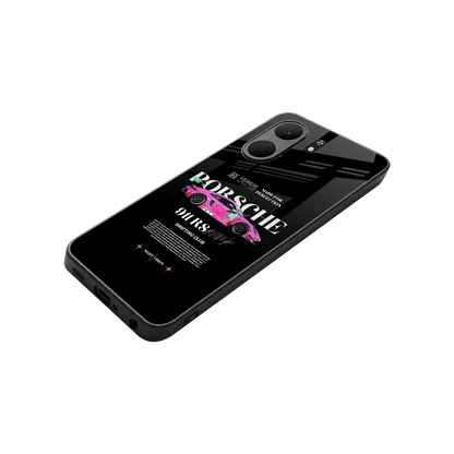 911 Drifting Club stylish phone case for oppo a5x 5g | glossy glass and slim fit