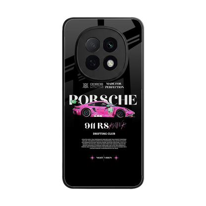 911 Drifting Club back phone cover | glass case for oppo f29 pro 5g