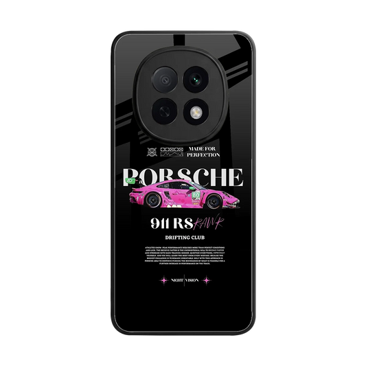 911 Drifting Club back phone cover | glass case for oppo f29 pro 5g