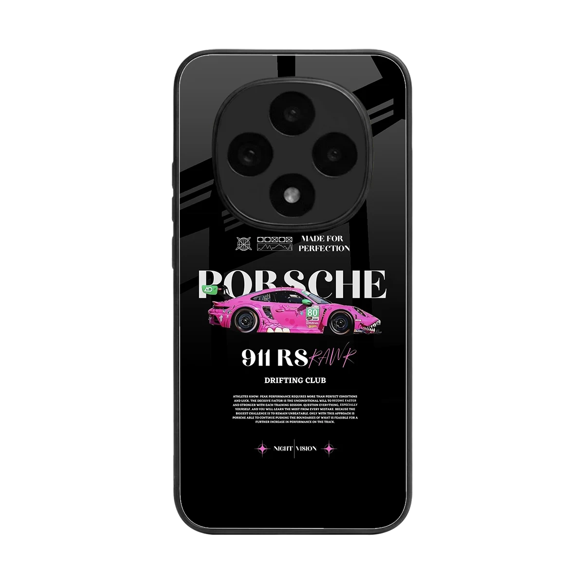 911 Drifting Club back phone cover | glass case for oppo f31 pro 5g