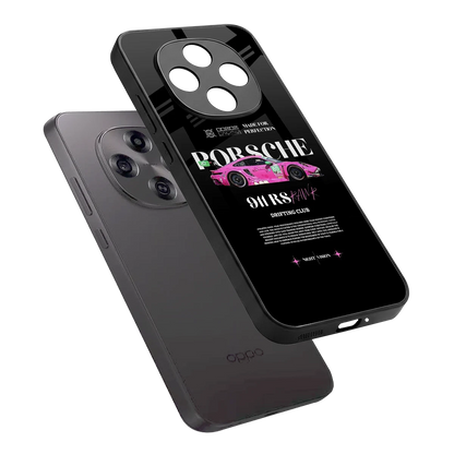 911 Drifting Club sleek oppo f31 pro 5g cover with tempered glass back and TPU edges