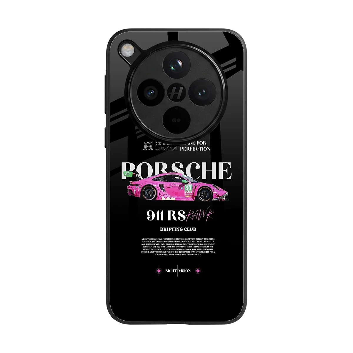911 Drifting Club back phone cover | glass case for oppo find x8