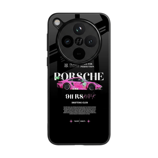 911 Drifting Club back phone cover | glass case for oppo find x8