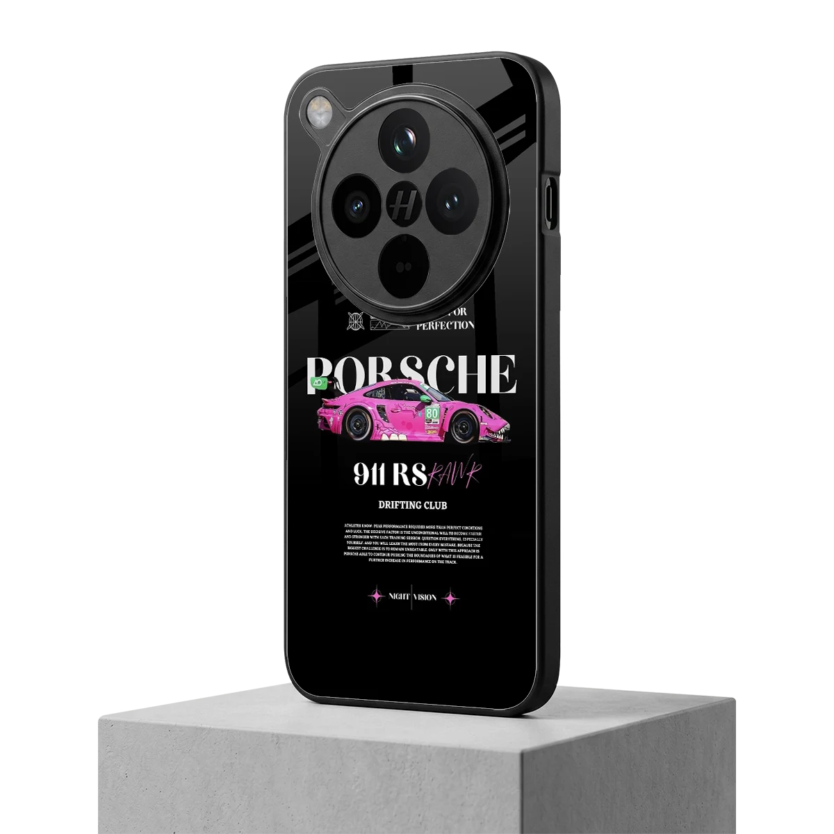 911 Drifting Club oppo find x8 mobile cover | shockproof glass phone case