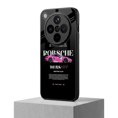 911 Drifting Club oppo find x8 mobile cover | shockproof glass phone case