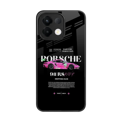 911 Drifting Club back phone cover | glass case for oppo k13 5g