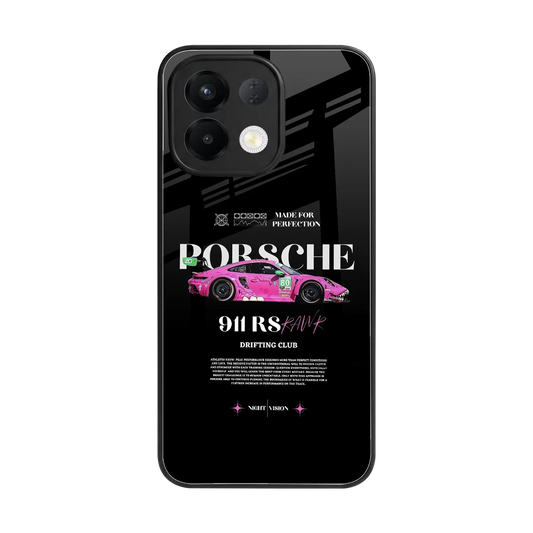 911 Drifting Club back phone cover | glass case for oppo k13 5g
